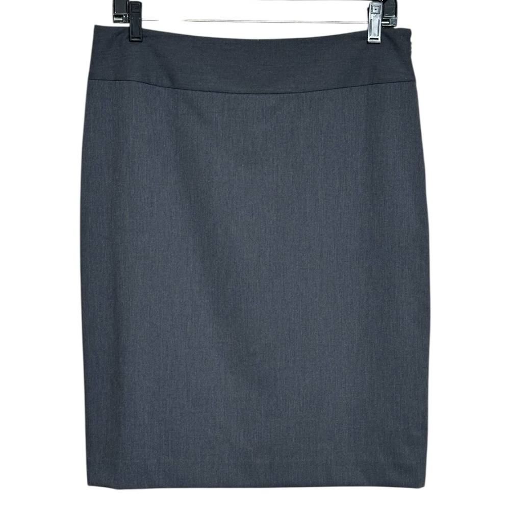 LIZ CLAIBORNE Grey Knee-Length Fully Lined Pencil Skirt, Size 8, LIKE NEW!